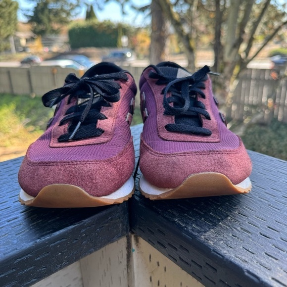 New Balance Men’s Burgandy Wine Suede 501 Shoes Size 8 - Picture 2 of 8